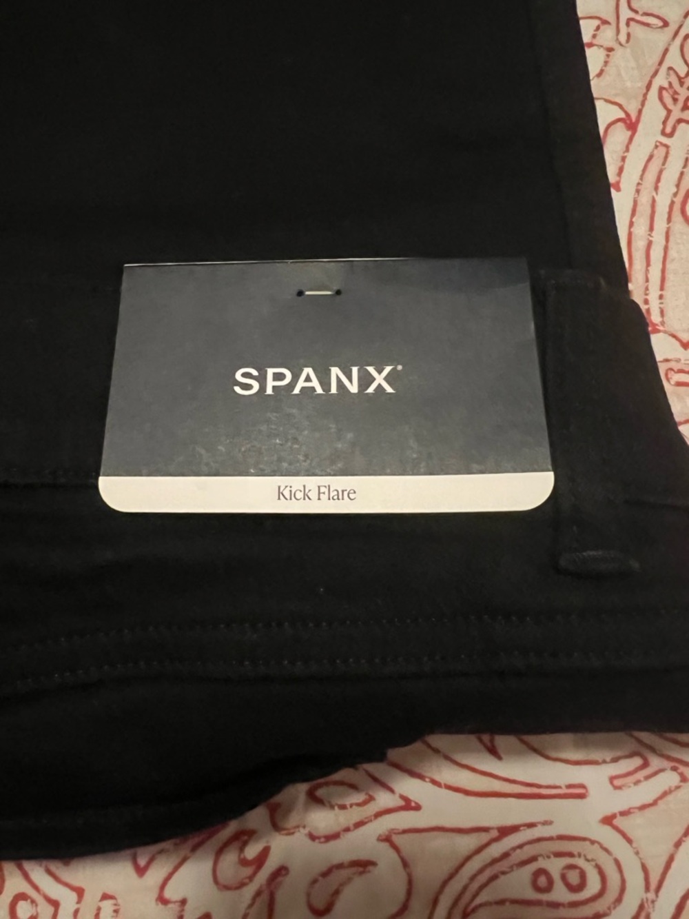 SPANX Black Kick Flare Jeans XL